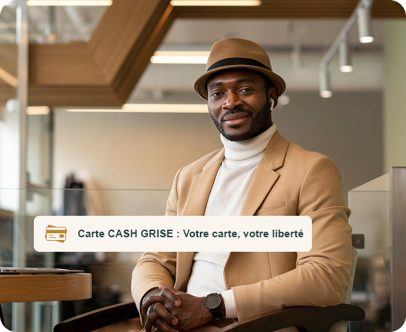 Carte CASH GRISE BNDA